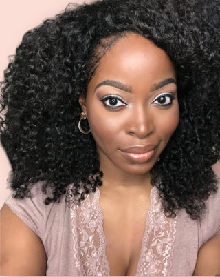 3c curly virgin hair DIY wig-private stock hair